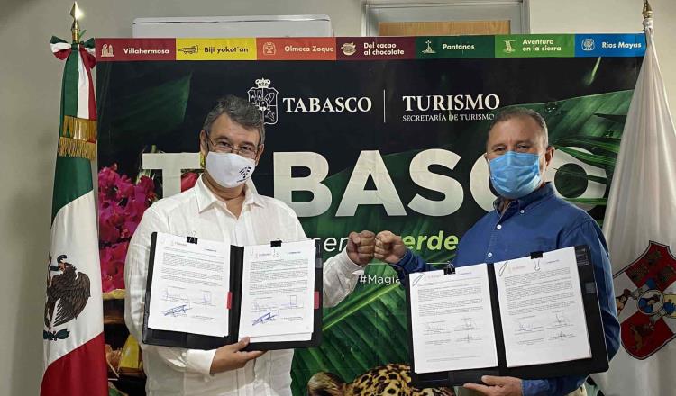 Firman Turismo Tabasco y Vasanta, convenio de conectividad a internet a bajo costo