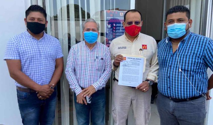 Denuncia Martín Palacios a disidentes que dicen encabezar dirigencia del PT-Tabasco