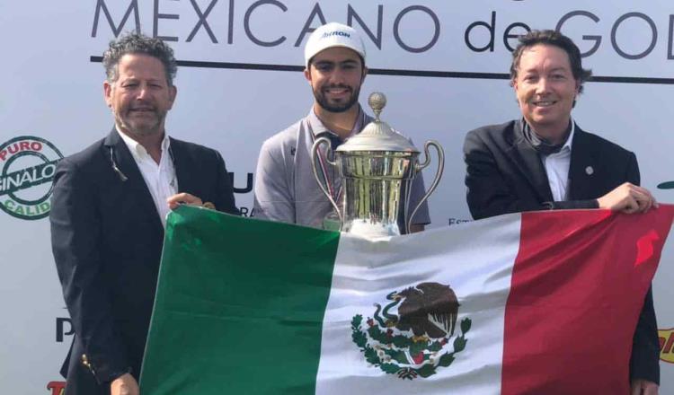 Gana Álvaro Ortiz Abierto Mexicano de Golf celebrado en Mazatlán