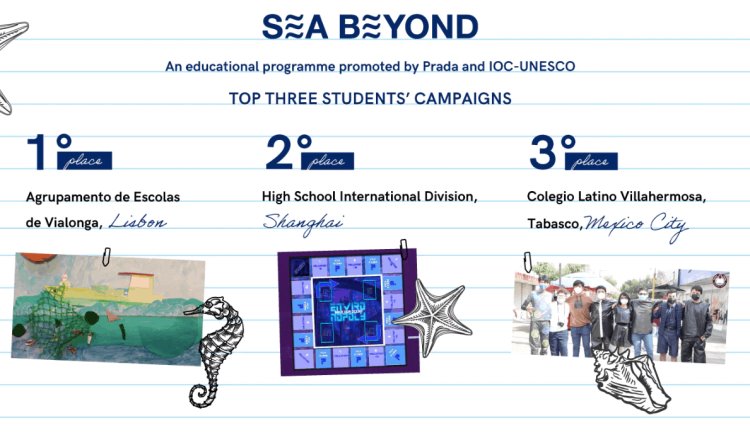 Escuela de Cárdenas es reconocida por Prada y UNESCO por campaña sobre la preservación de los océanos
