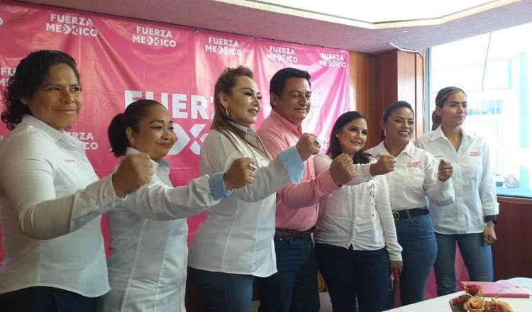 Va FXM en Tabasco con seis mujeres por diputaciones federales
