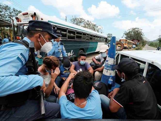 Se disuelve caravana de migrantes en Honduras