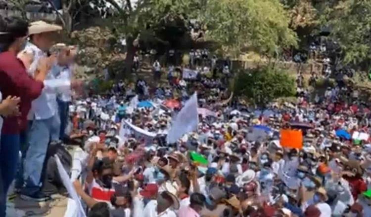 Marchan en Chilpancingo Guerrero en “defensa” de candidatura de Salgado Macedonio