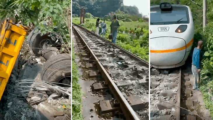 Accidente de tren en Taiwán deja 50 muertos 