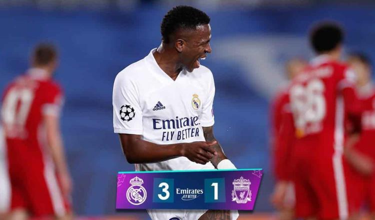 Real Madrid vence 3-1 al Liverpool en España