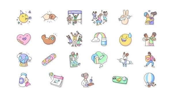 Estrena WhatsApp nuevo paquete de stickers alusivos a la vacunación en la pandemia