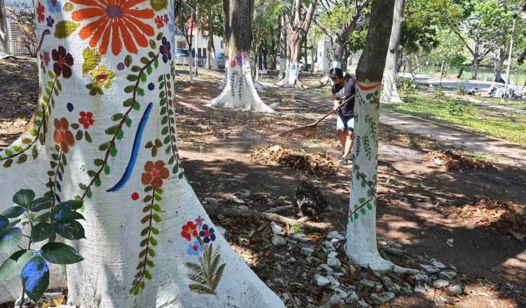 Vecinos embellecen parque de la colonia Rovirosa, invitan a replicar iniciativa en otros puntos