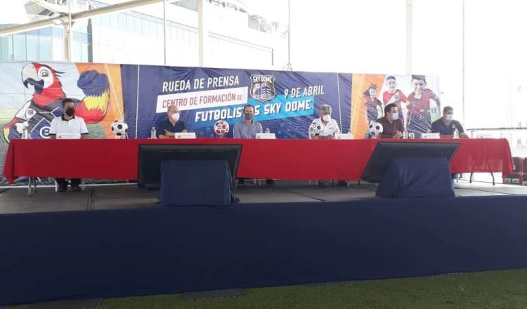 Anuncia Skydome “Centro de formación para futbolistas” en Tabasco