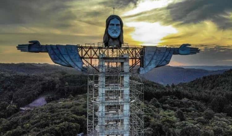 Construyen en Brasil un Cristo más grande que el de Río de Janeiro; medirá 43 metros de alto