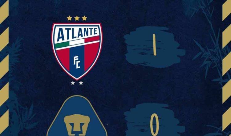 Pumas Tabasco cae ante Atlante y complica su pase a la Liguilla