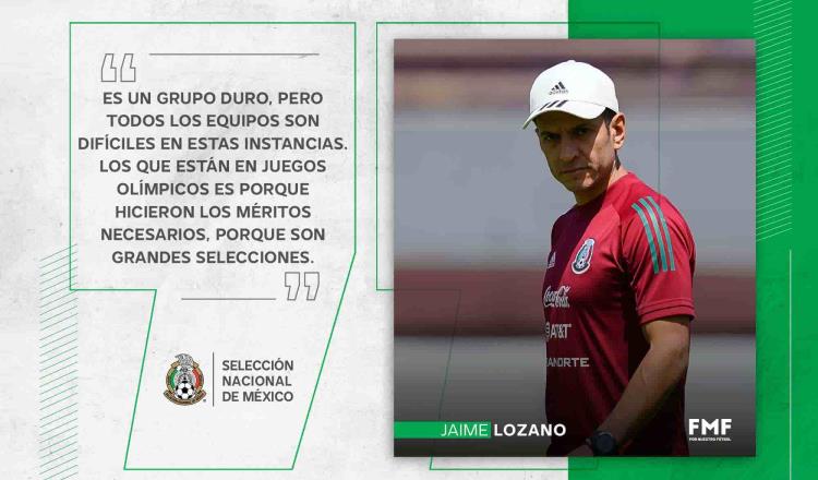 A México le tocará un grupo difícil en Juegos Olímpicos: Jimmy Lozano