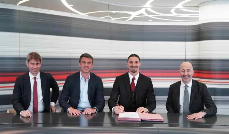AC Milan anuncia renovación de Ibrahimovic hasta 2022