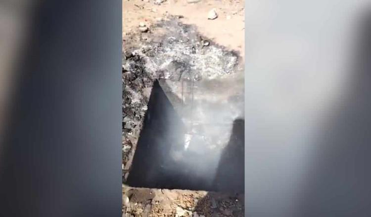 “Madres Buscadoras de Sonora” localizan pozo con presuntos restos humanos ardiendo