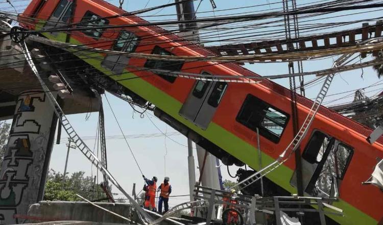 Decretan luto nacional por accidente en el Metro de la CDMX