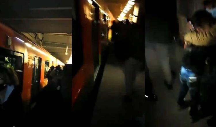 Usuario de redes comparte video minutos después del desplome del Metro en CDMX