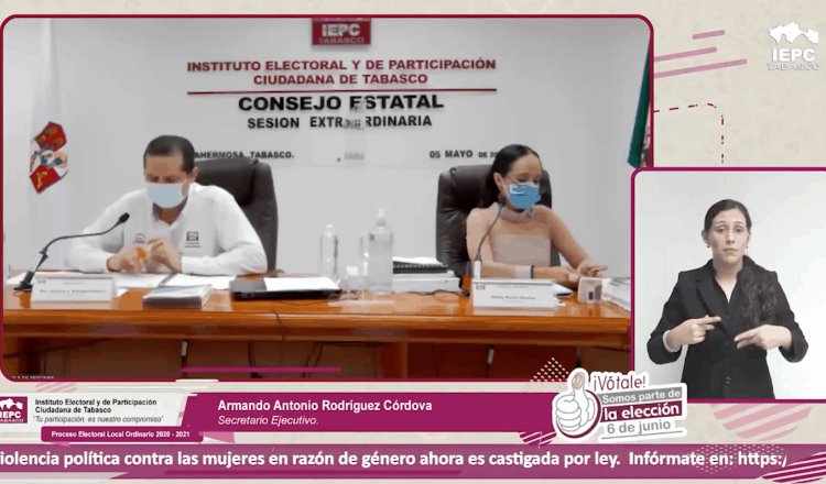 Pospone IEPC votación de proyecto contra candidato de Morena a edil de Jonuta por presuntos actos anticipados de campaña