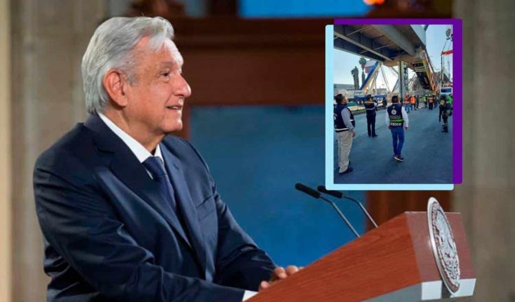 Descarta Obrador acudir a la zona del desplome y visitar a familiares de las víctimas