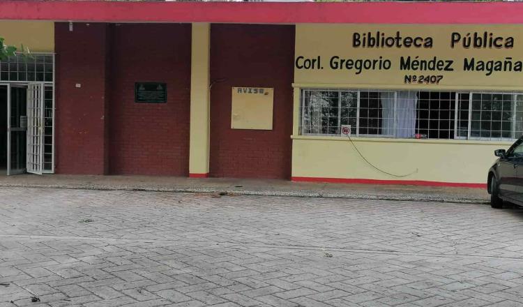 Quitan internet y energía eléctrica a biblioteca “Gregorio Méndez Magaña”
