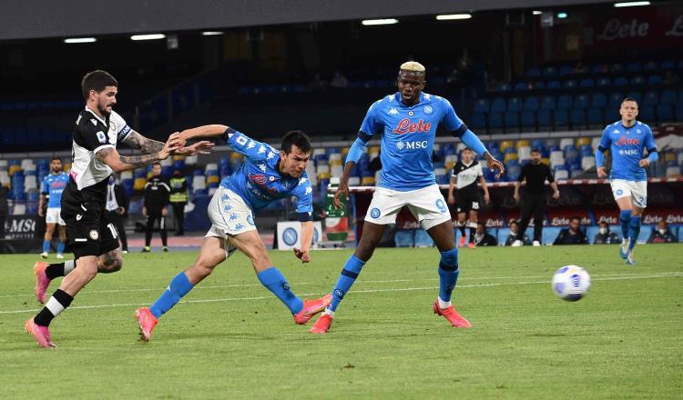 Con gol de “El Chucky” Lozano, Napoli salta al segundo lugar de la Serie A