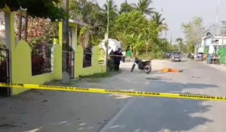 Muere motociclista en Paraíso tras ser impactado por una pipa