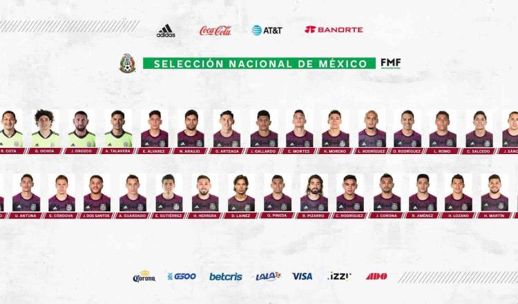 Gallardo y Lainez, en lista final para Liga de Naciones de Concacaf