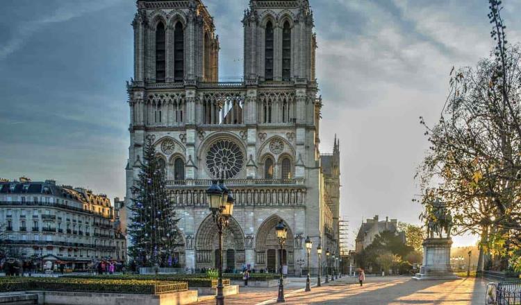 Cierran plaza en catedral de Notre-Dame de París ante alta concentración de plomo