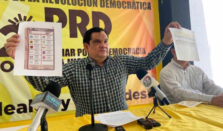PRD denuncia fallas en más de 760 mil boletas electorales en Tabasco
