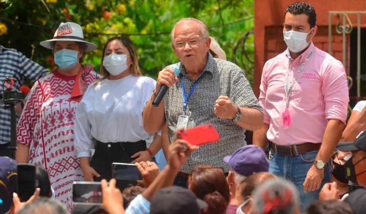 Candidatos del PT y Fuerza por México declinan a favor de Andrés Granier