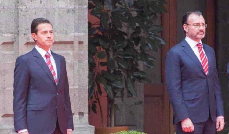 Trasciende que Peña Nieto y Luis Videgaray serían acusados por la FGR de asociación delictuosa, cohecho y lavado de dinero