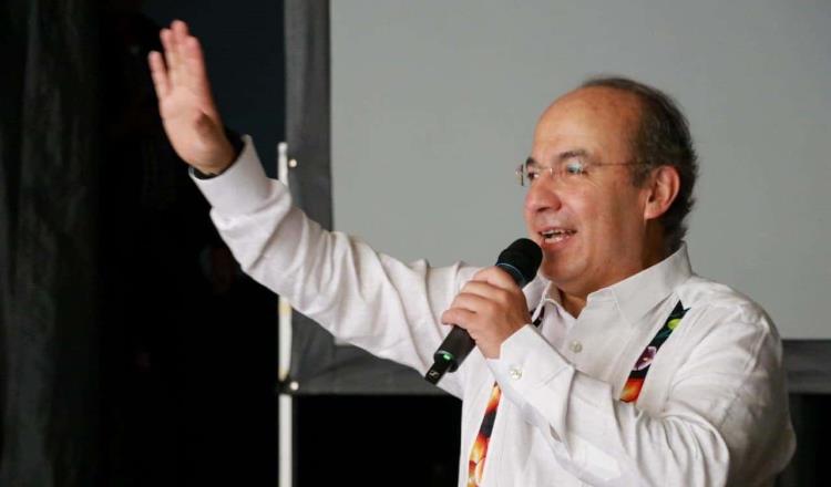 Afirma Felipe Calderón que le da “mucho coraje” que lo llamen alcohólico