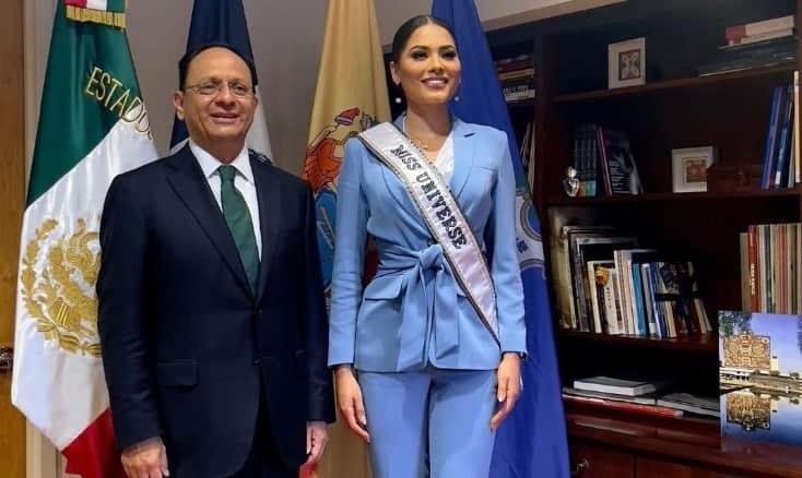 Busca Miss Universo mexicana empoderamiento de mujeres y migrantes en su año de reinado