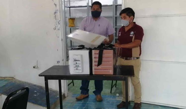 Reporta INE avance del 90 por ciento en la entrega de la paquetería electoral