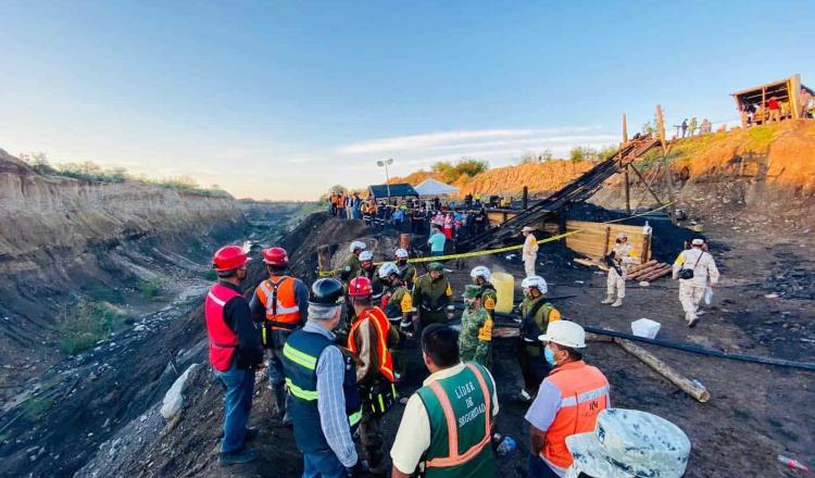 Rescatan cuerpo sin vida de uno de los trabajadores atrapados en la mina de Múzquiz, Coahuila
