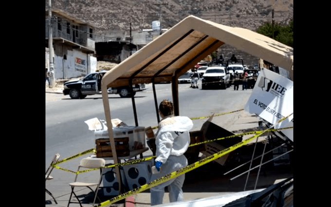 Arrojan restos humanos en casillas de Tijuana