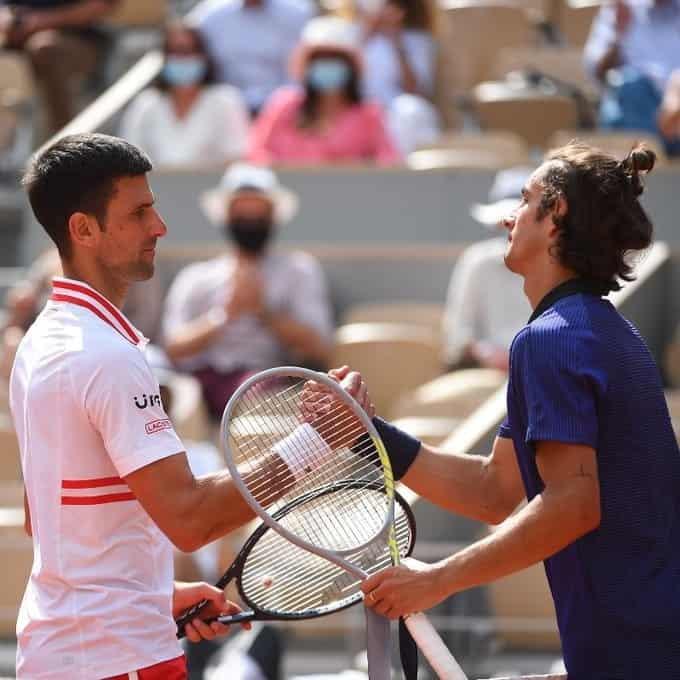 Djokovic accede a Cuartos del Roland Garros tras cansancio de Musetti