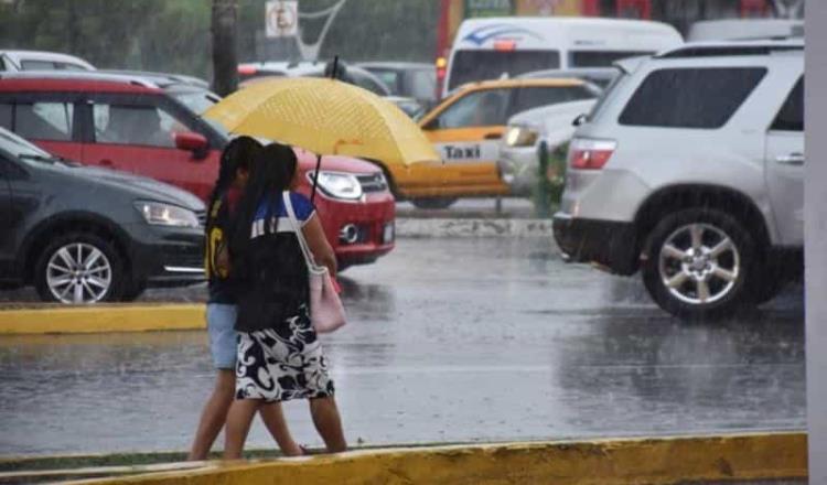 Prevé Conagua lluvias intensas durante todo el fin de semana en Tabasco