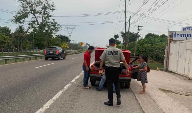 Auxilia Guardia Nacional a bebé con problemas para respirar y le salvan la vida… en Cunduacán