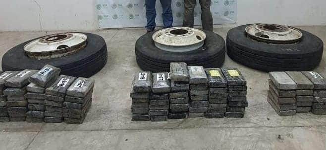 Detienen en Chiapas a persona que transportaba 100 kilogramos de cocaína