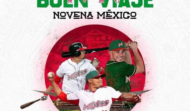 Arranca camino de la novena mexicana de béisbol rumbo a Tokio