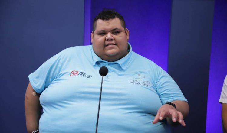 Tabasqueño cuenta su historia de éxito, tras pesar 360 kilos