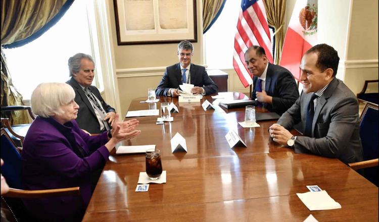 Arturo Herrera se reúne con la secretaria del Tesoro de EE. UU. Janet Yellen