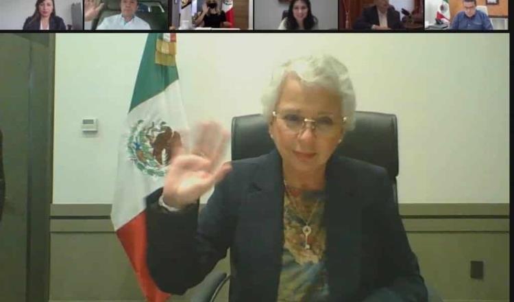 Llama Olga Sánchez a los gobernadores a una transición ordenada y pacífica