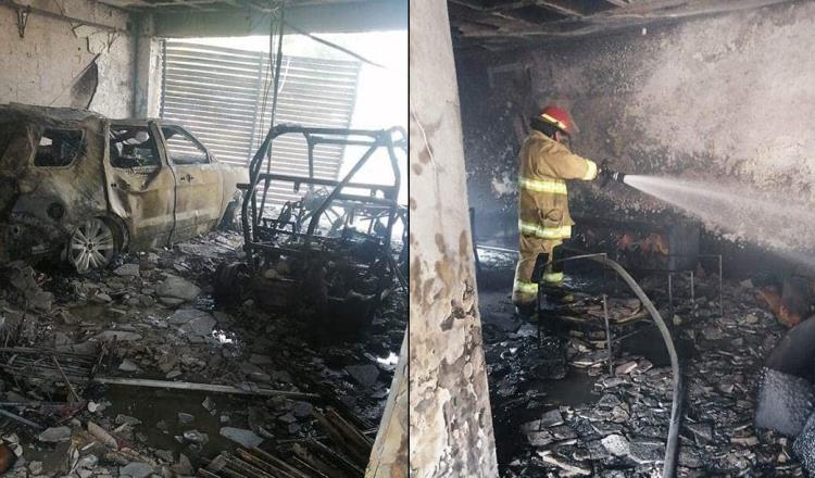 Se incendia casa en fraccionamiento Real del Sur… en Villahermosa
