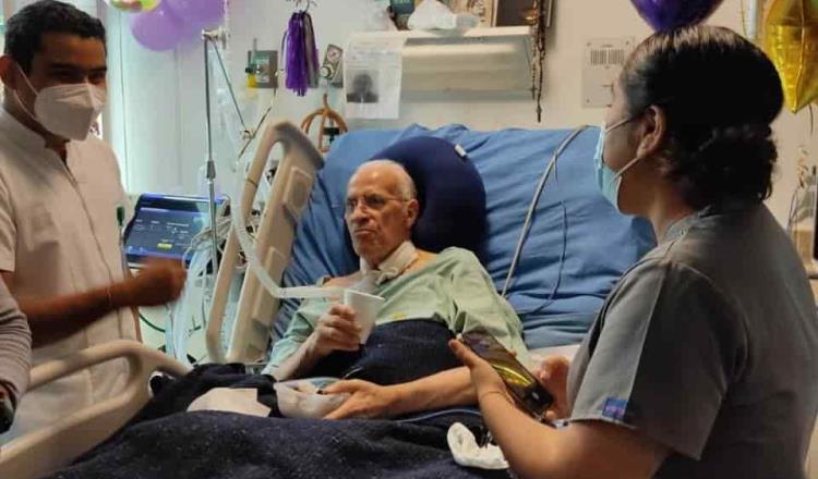 Publican video del padre Rubén Ponce; presenta avanzada recuperación tras cinco meses internado por COVID-19