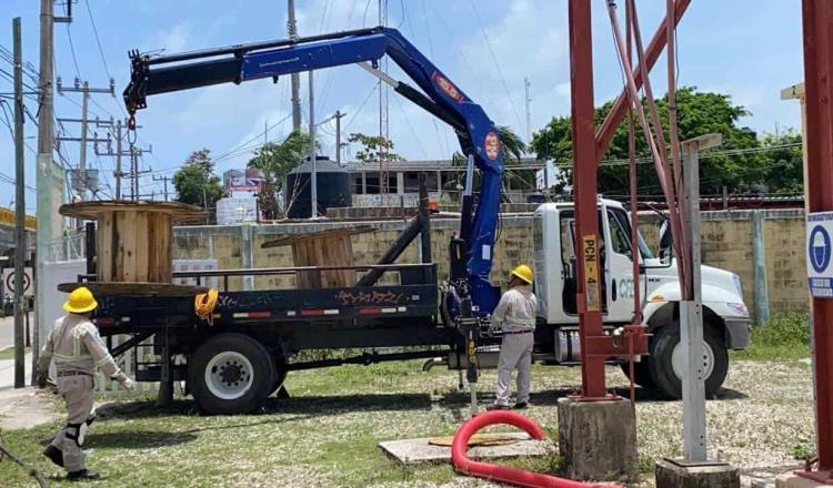 Robo de infraestructura eléctrica deja sin luz a casi 11 mil usuarios en Playa del Carmen