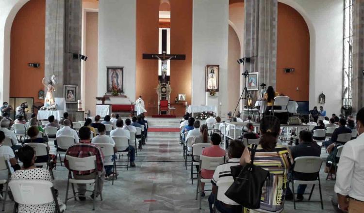 Celebran misa de acción de gracias por el 457 aniversario de San Juan Bautista, hoy Villahermosa