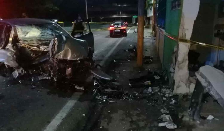 Fallece policía de investigación de la FGE al accidentarse en la Villahermosa-Macuspana
