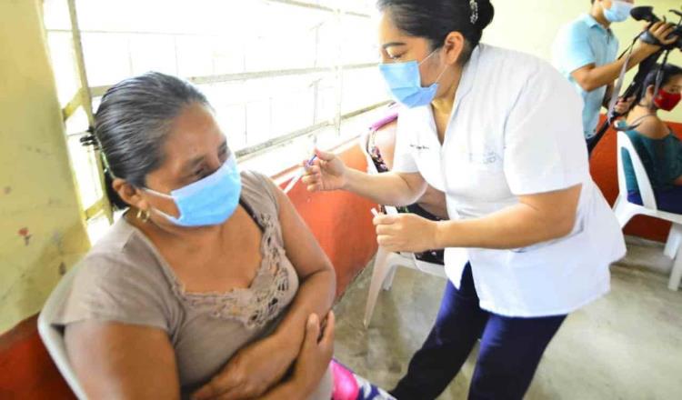 Continúa aplicación de segundas dosis de vacuna contra el COVID en Jalpa