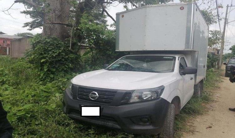 Recuperan camioneta con reporte de robo en Villahermosa