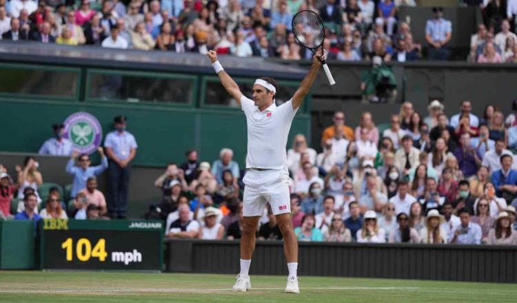 Avanza Roger Federer a octavos de final de Wimbledon